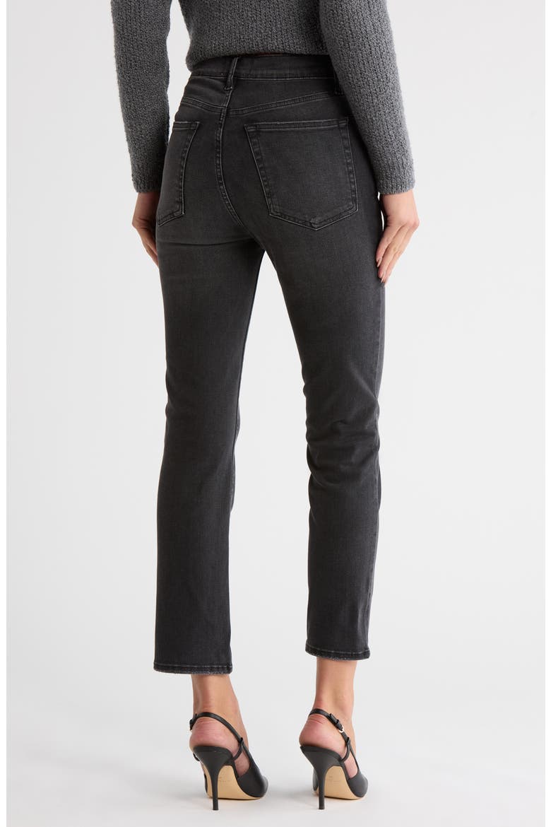 Le High Straight Leg Jeans, Alternate, color, BROKEN