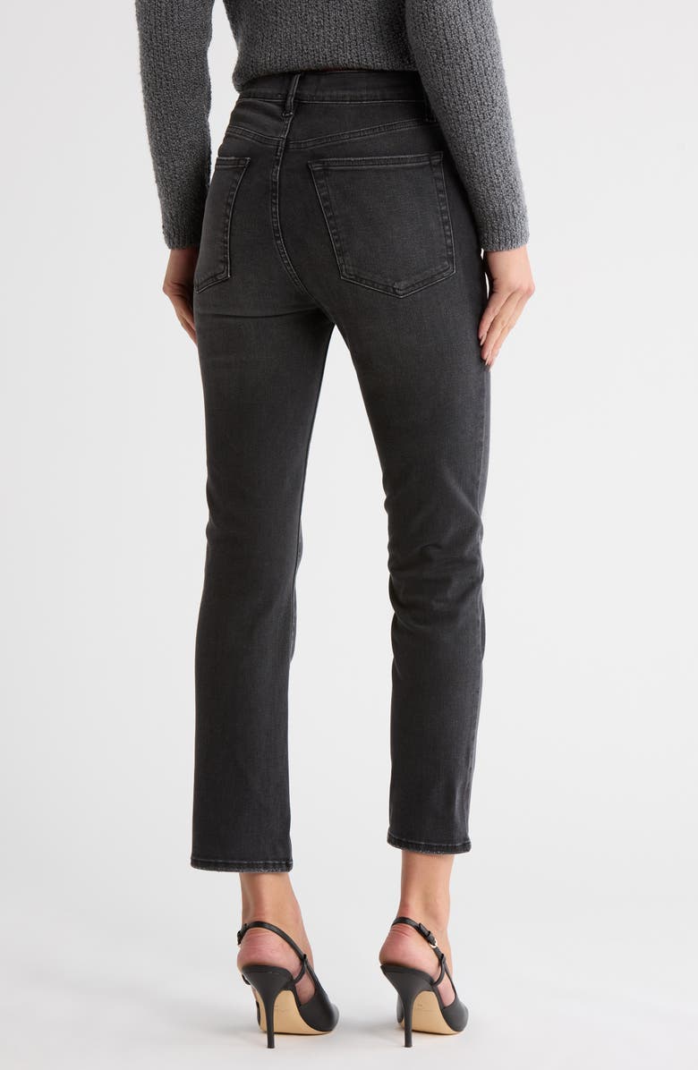 FRAME Le High Straight Leg Jeans, Alternate, color, Broken