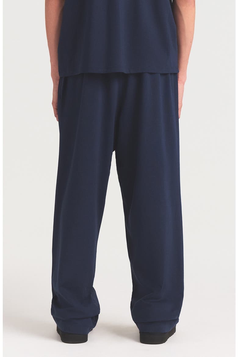 Straight Leg Stretch Lounge Pants, Alternate, color, NAVY