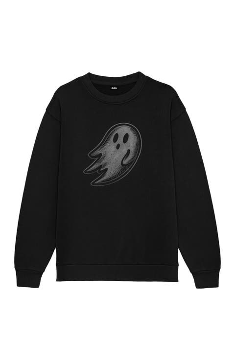 Distressed Ghost Fleece Sweatshirt