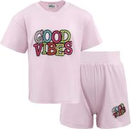 Lola + The Boys Good Vibes Gem Short Set