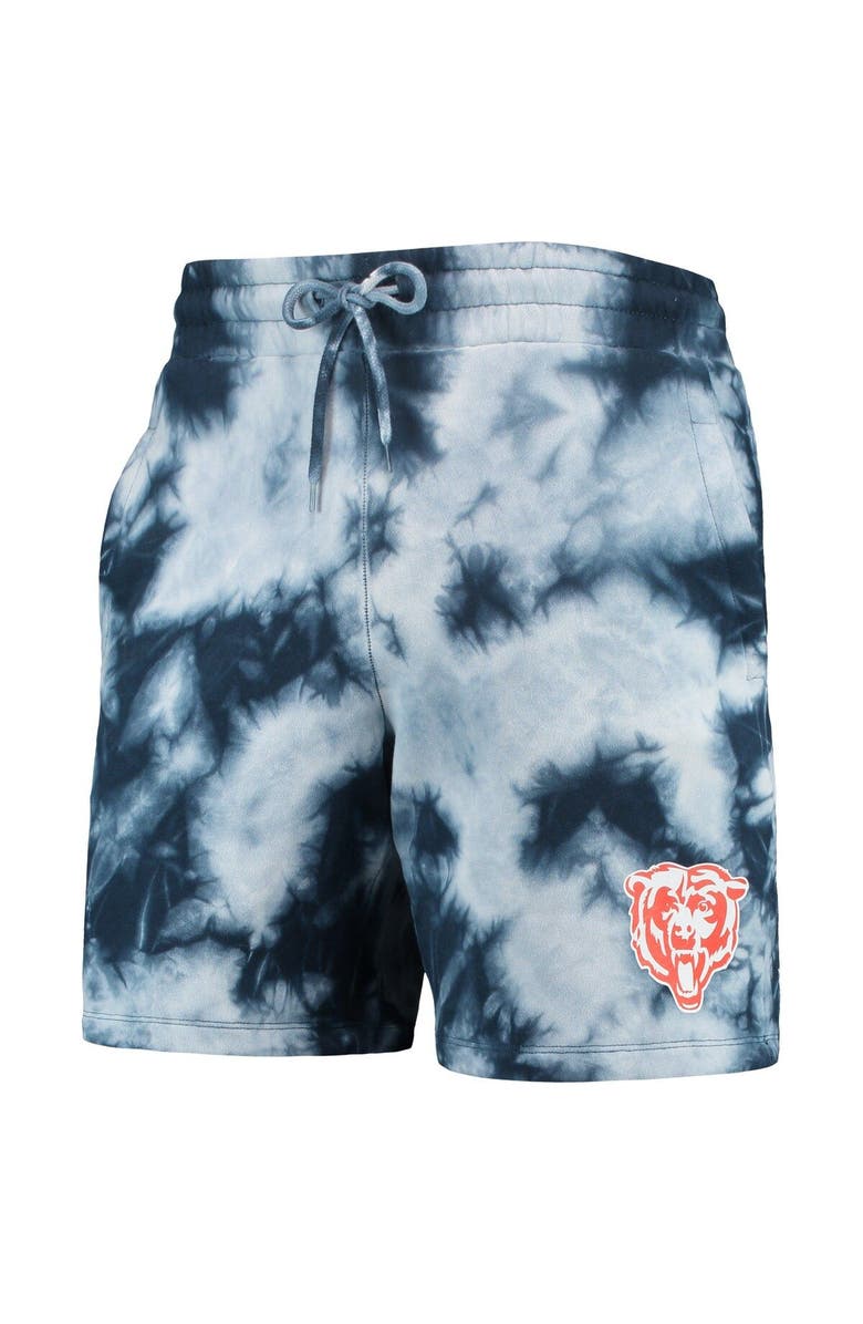 New Era Men's New Era Navy Chicago Bears Tie-Dye Shorts, Alternate, color, Navy