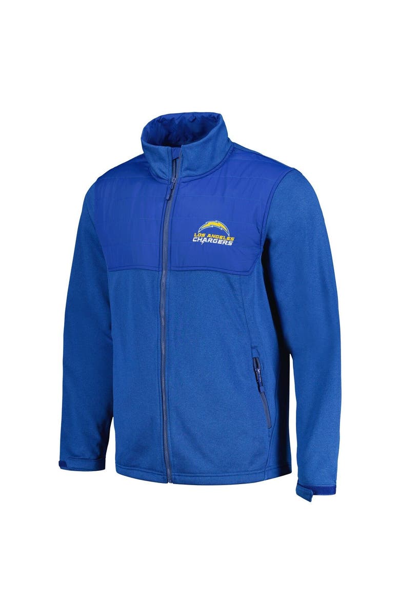DUNBROOKE Men's Dunbrooke Powder Blue Los Angeles Chargers Explorer Tech Full-Zip Jacket, Alternate, color, 