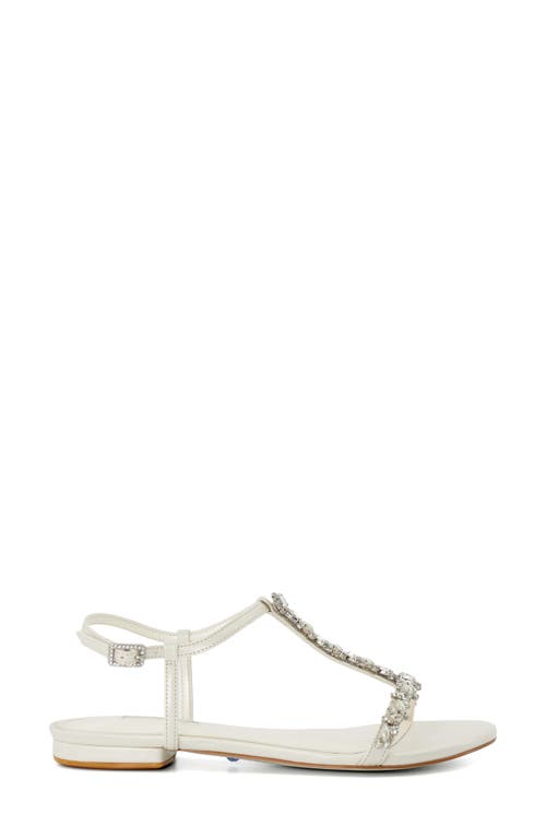 Dune London Nuptuals T-strap Sandal In Ivory
