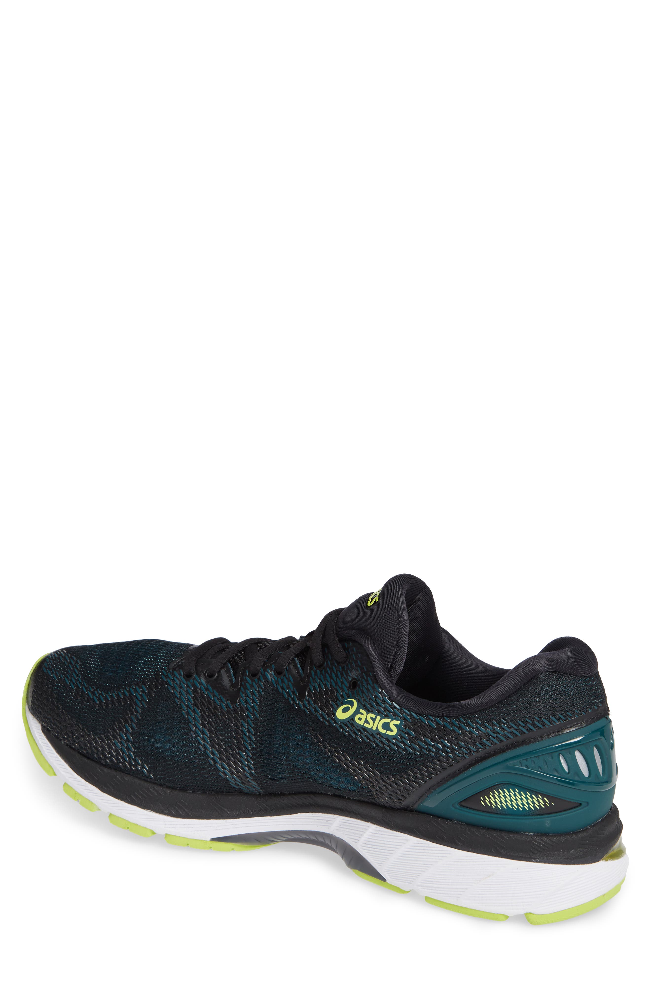 GEL®-Nimbus 20 Running Shoe, Alternate, color, BLACK/ NEON LIME