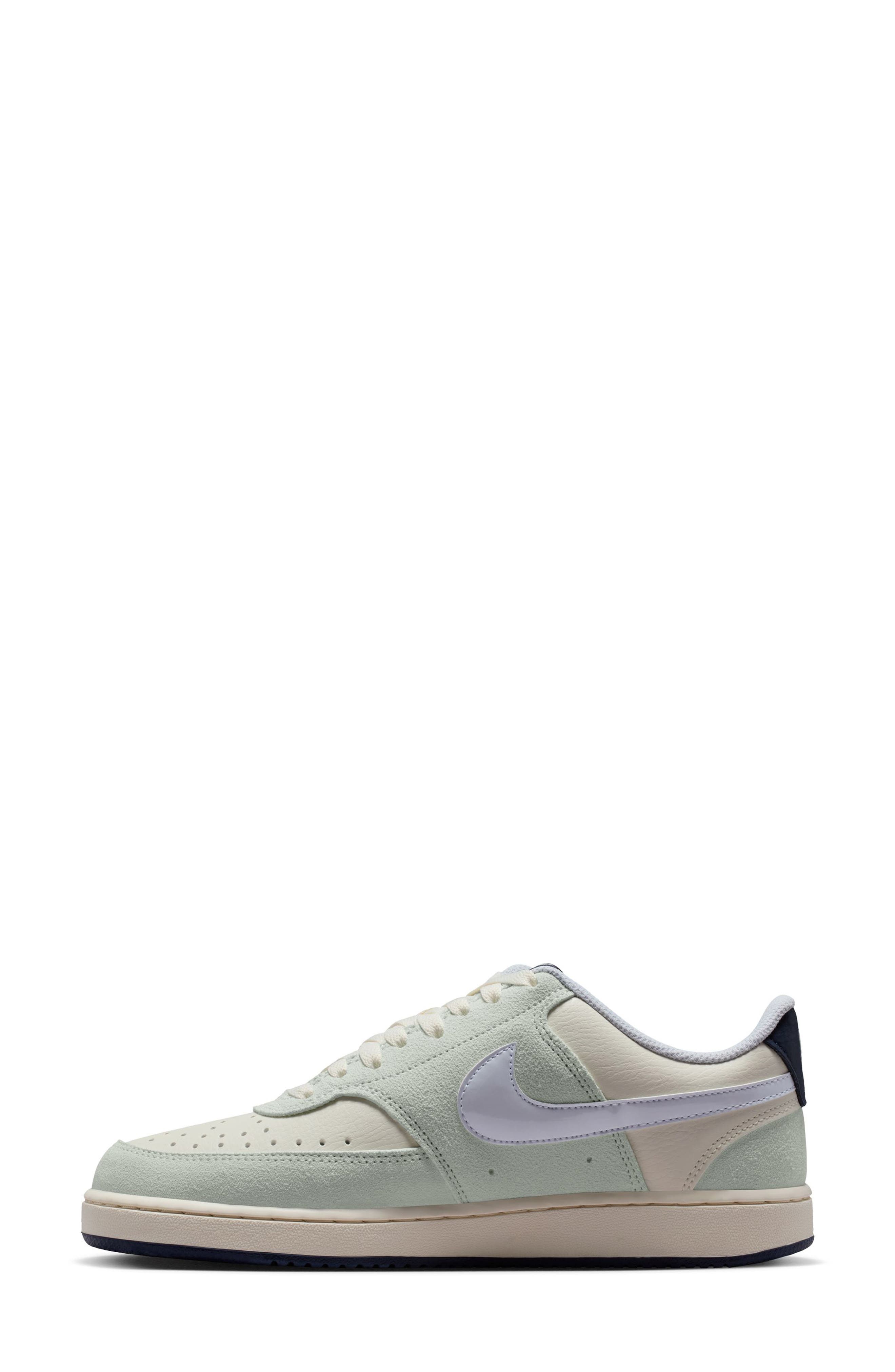 Nike Court Vision Low Sneaker, Alternate, color, Barely Green/ Grey/ Pearl
