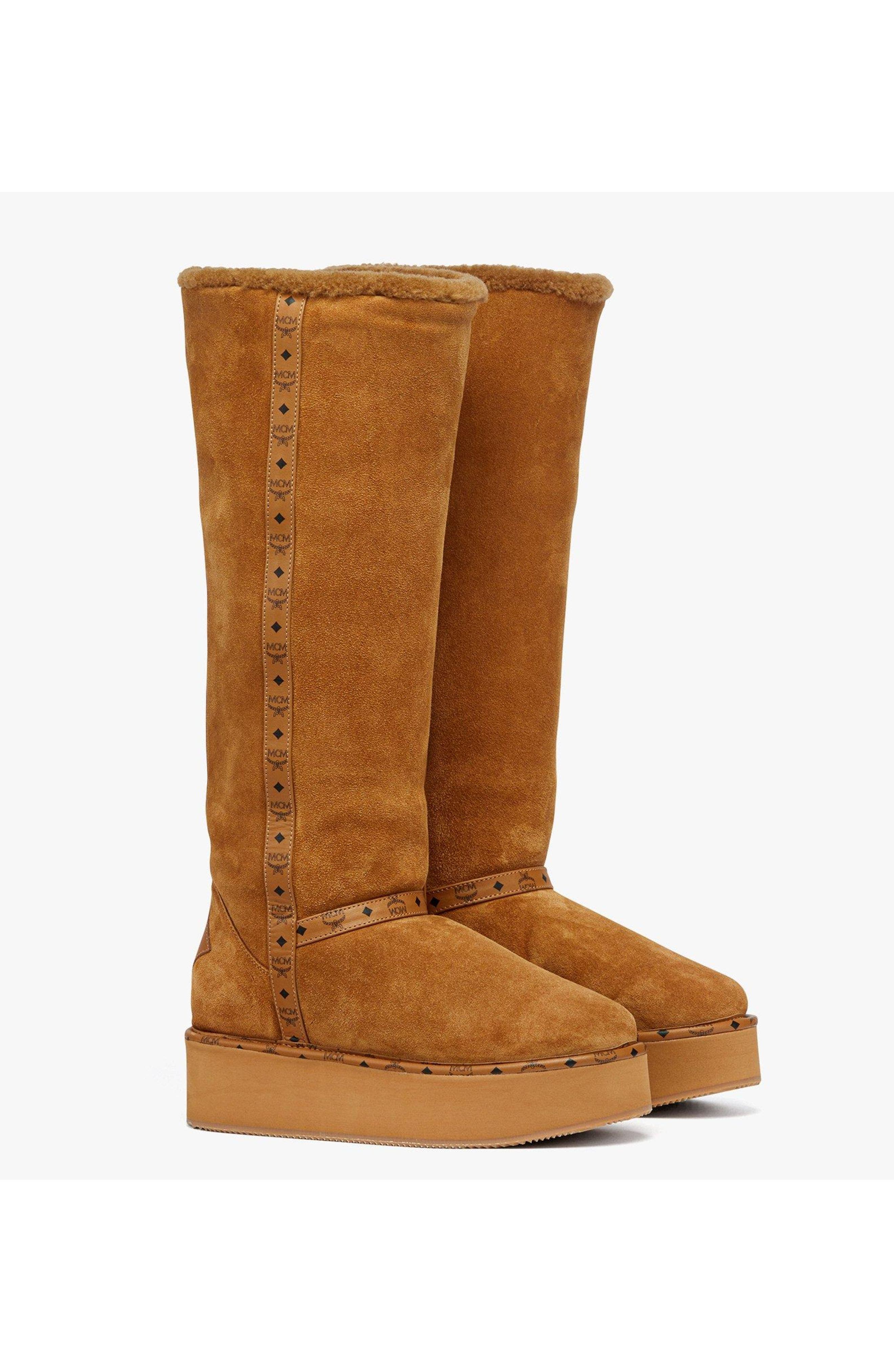 Mcm Boots In Brown