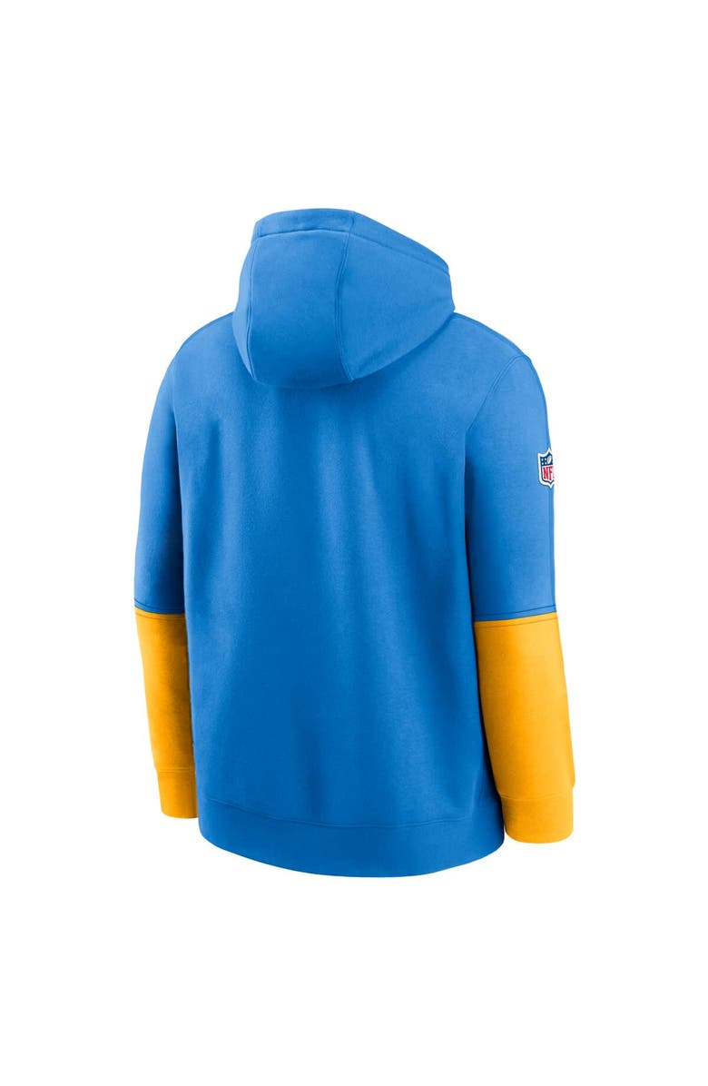 Nike Men's Nike Powder Blue Los Angeles Chargers 2024 Sideline Club Pullover Hoodie, Alternate, color, Powder Blue