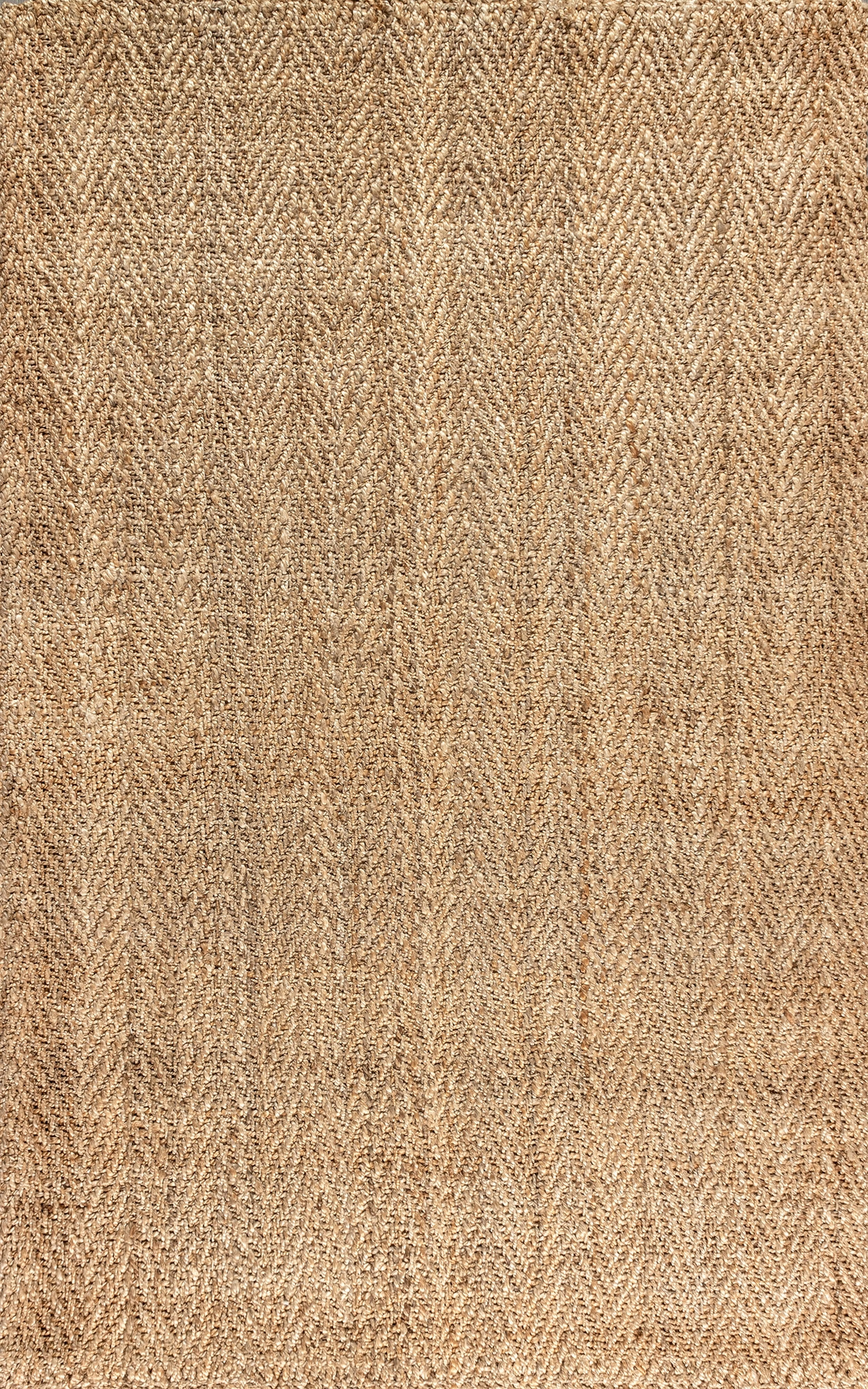 JONATHAN Y Espina Hand Woven Herringbone Chunky Jute Area Rug - Natural, 2x10