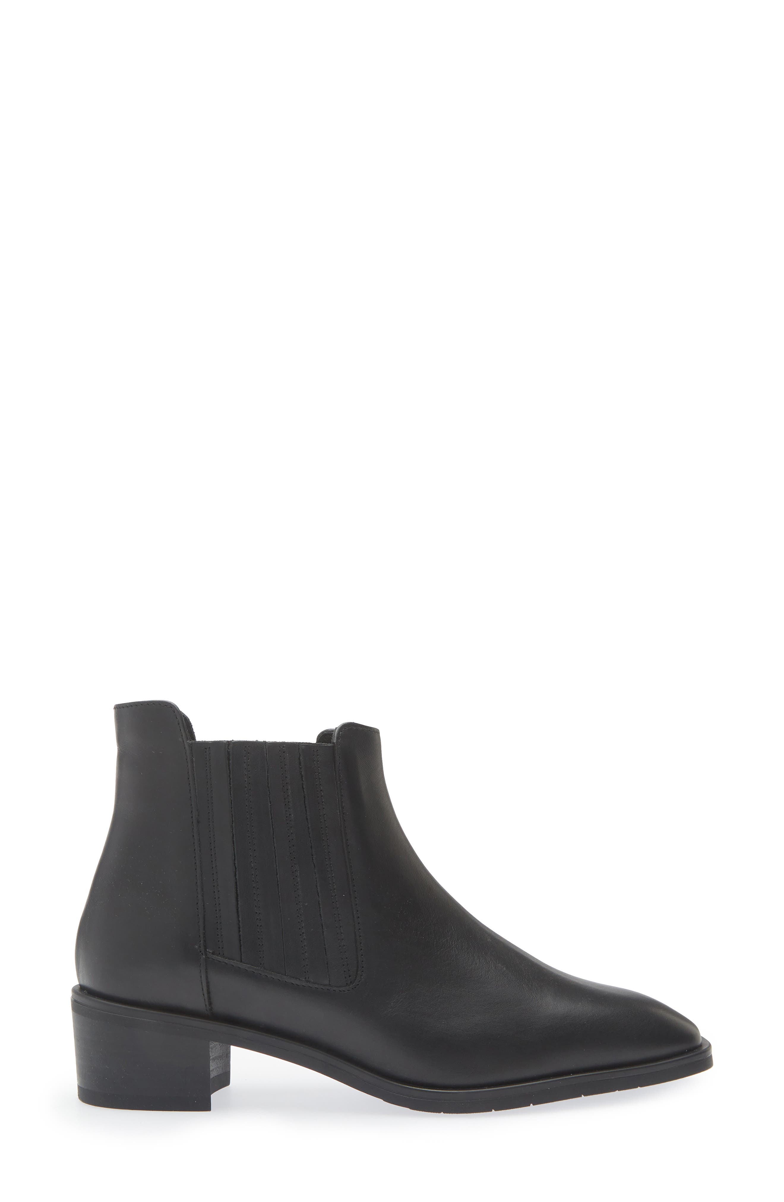 Carmie Waterproof Leather Boot, Alternate, color, BLACK LEATHER