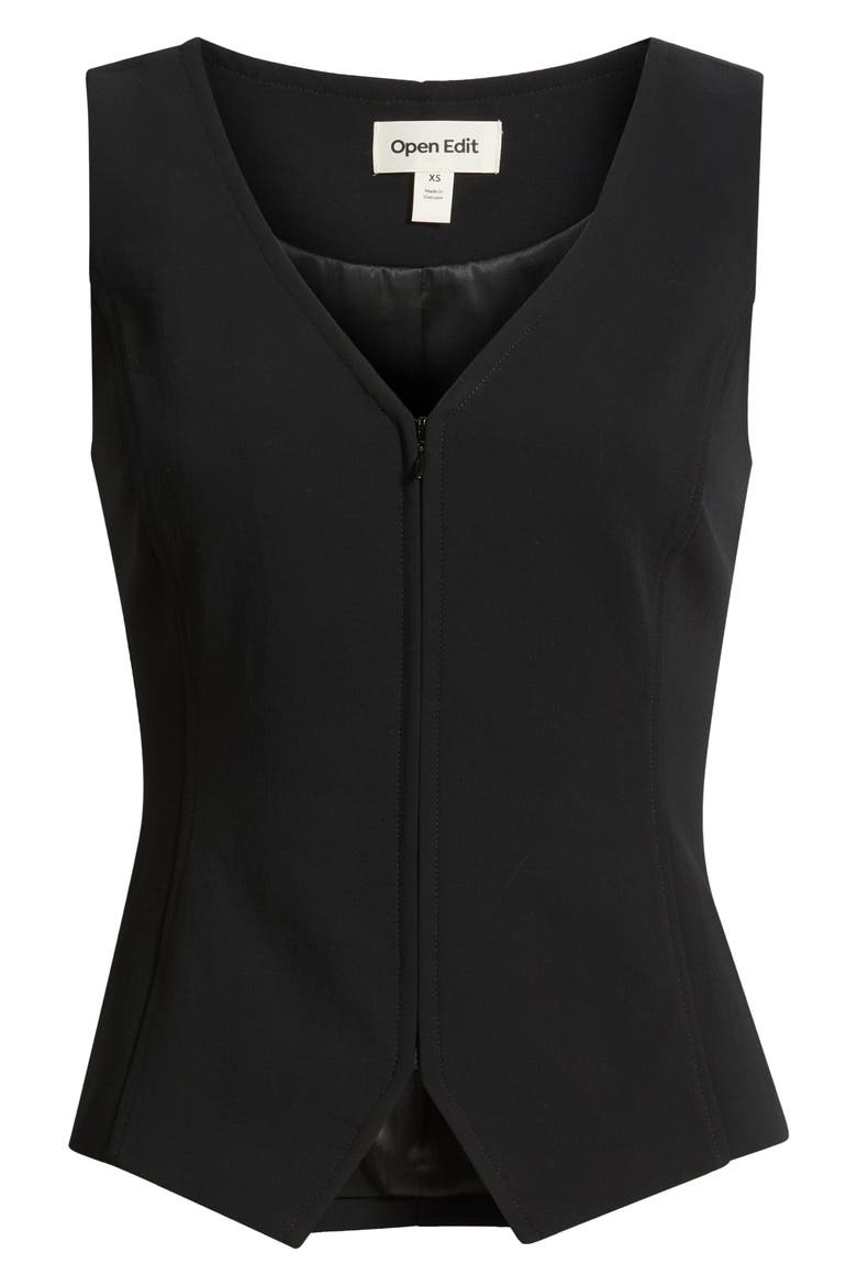 The Curator Sleeveless Top, Alternate, color, BLACK