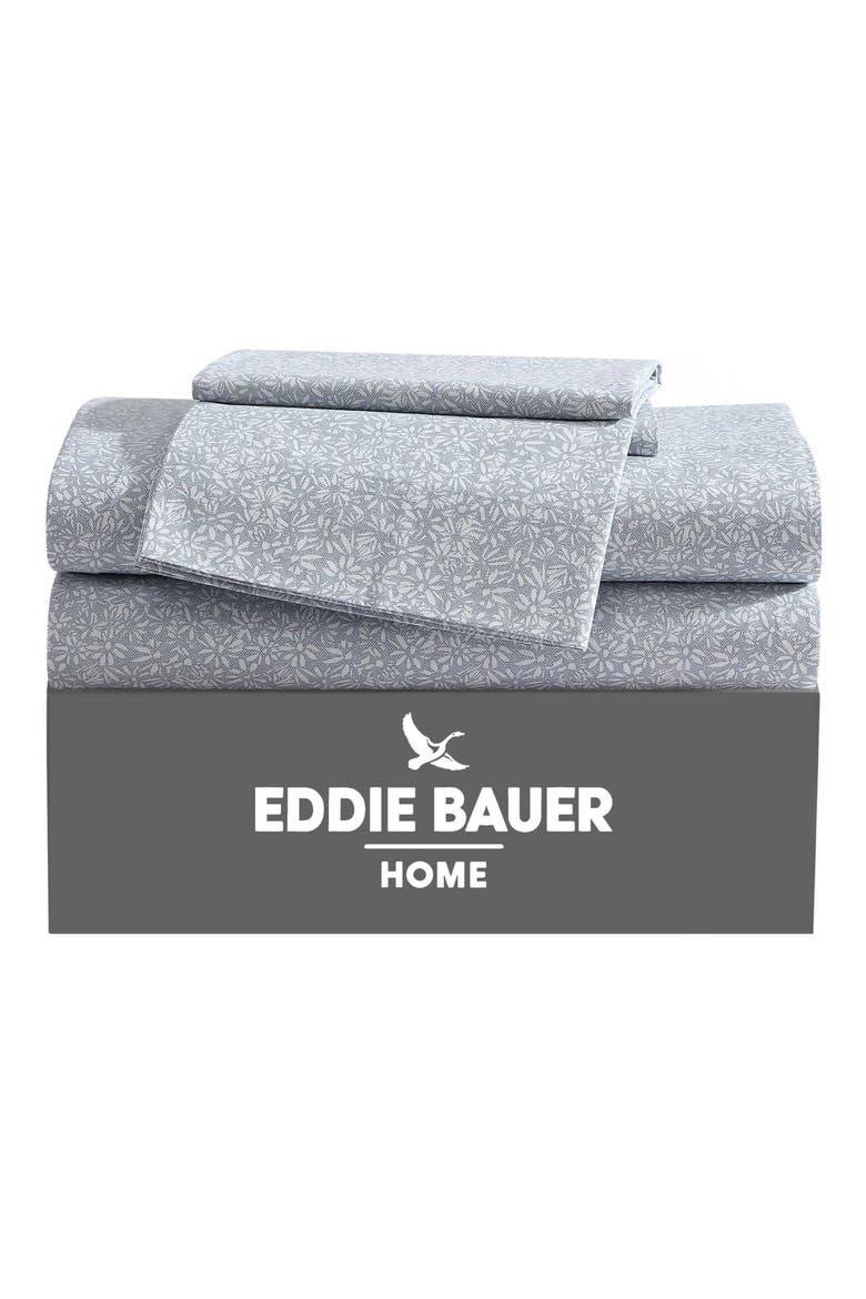 Little Blossom Cotton Sheet Set, Alternate, color, GREY