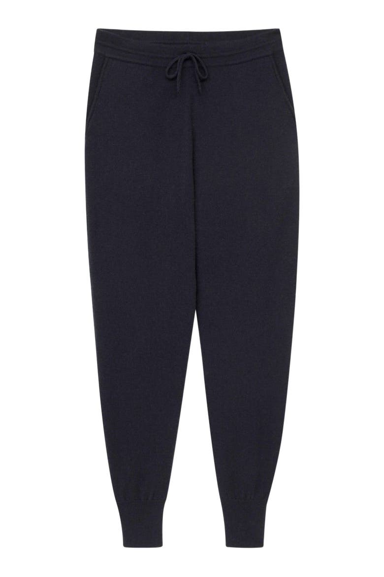 Signature Cashmere Jogger, Alternate, color, Navy