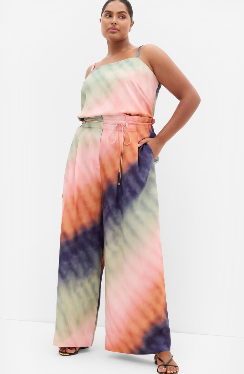 City Chic Sunset Ombré Camisole, Alternate, color, Sunset Ombre