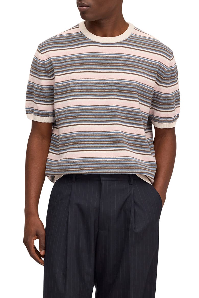 Danny Striped Tee, Main, color, MULTI STRIPE