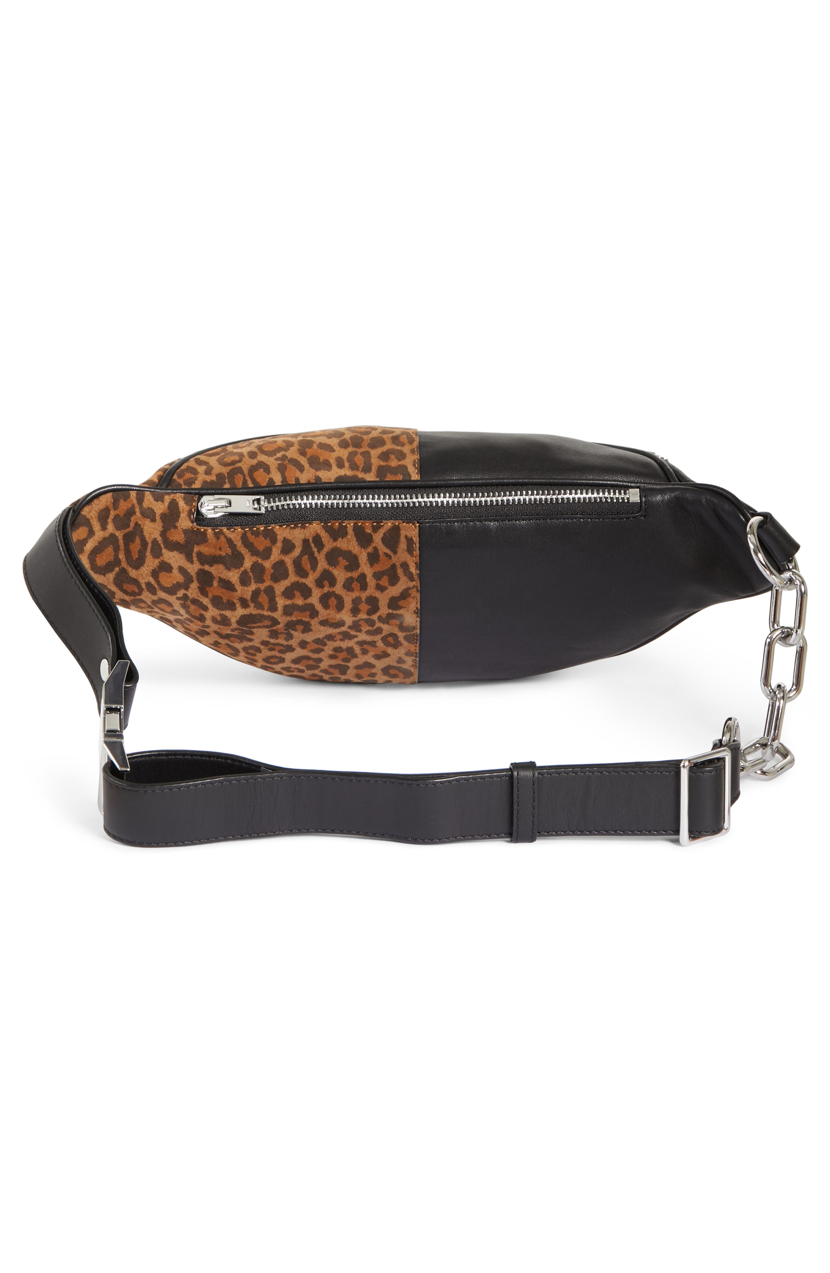 Alexander Wang Attica Leather Fanny Pack, Alternate, color, 