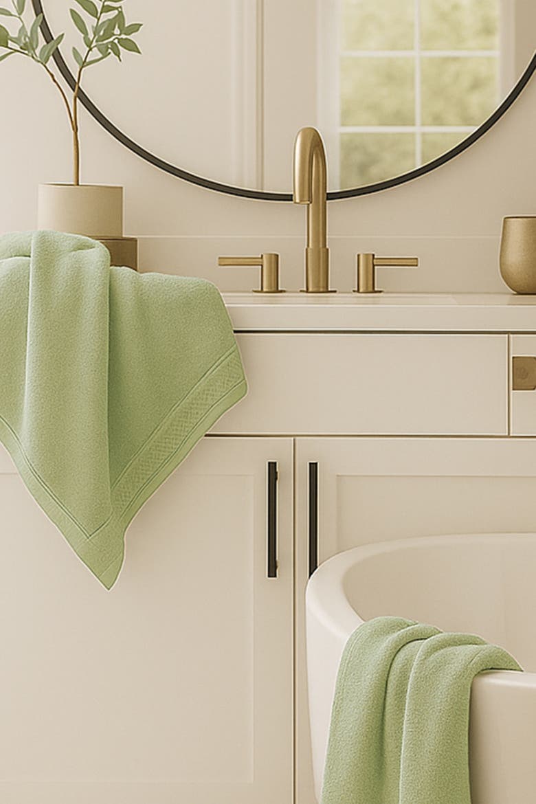 Luxury Viscose Odor & Mildew Resistant Towel Collection, 8pc Set, Alternate, color, Sage