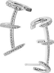Nadri Leah Pavé Cage Ear Crawlers