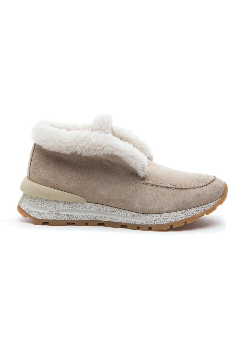 275 Central Quinn Genuine Shearling Lined Sneaker Boot, Alternate, color, Sand