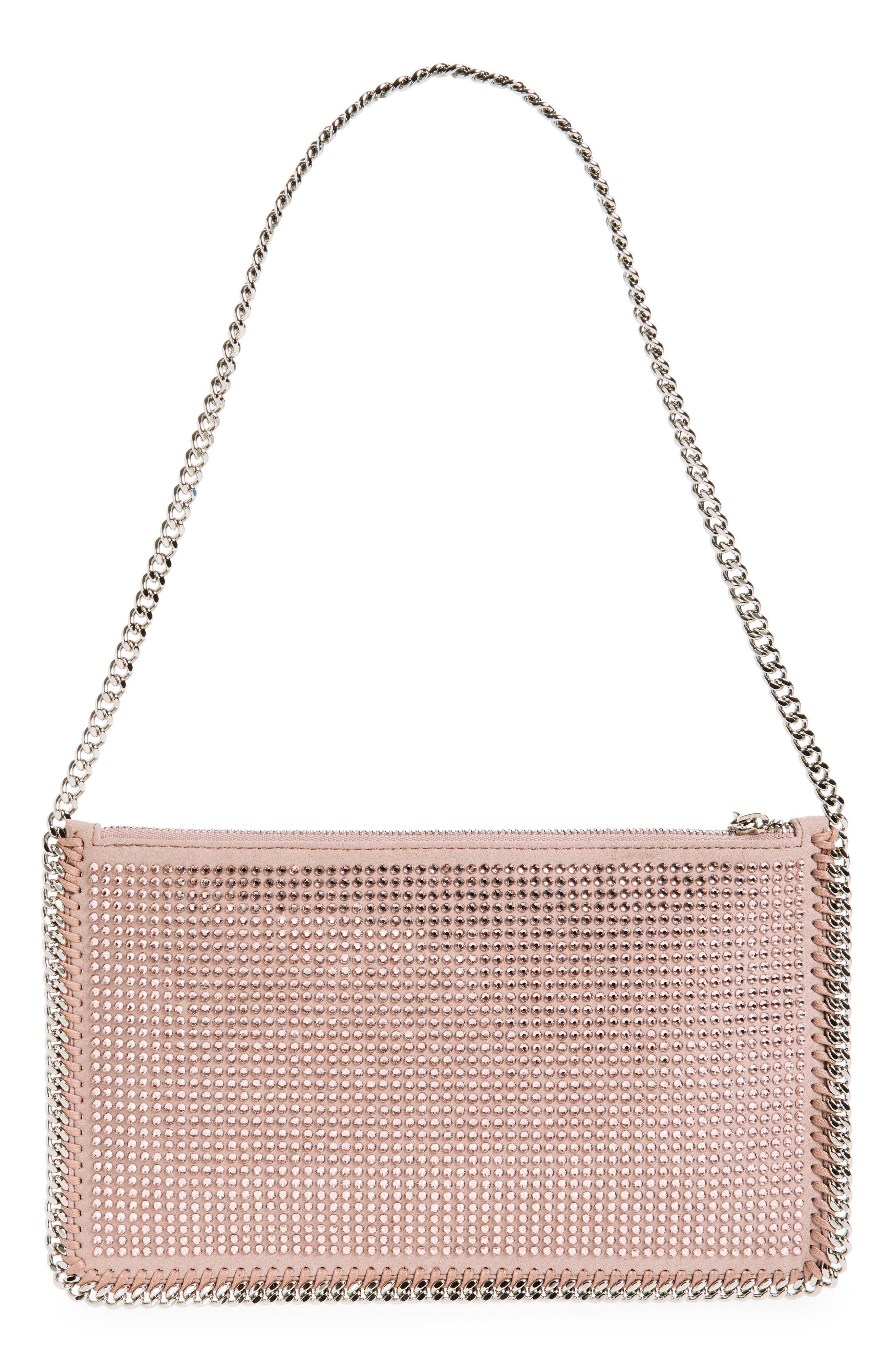 Stella McCartney Falabella Embellished Pochette Bag, Alternate, color, 