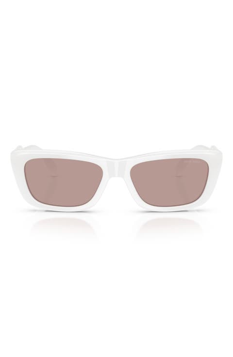 56mm Rectangular Sunglasses