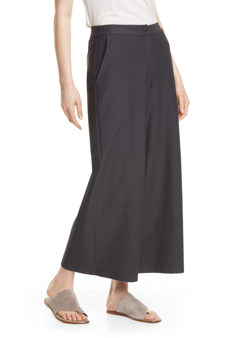 High Waist Ankle Pants, Main, color, CHARCOAL