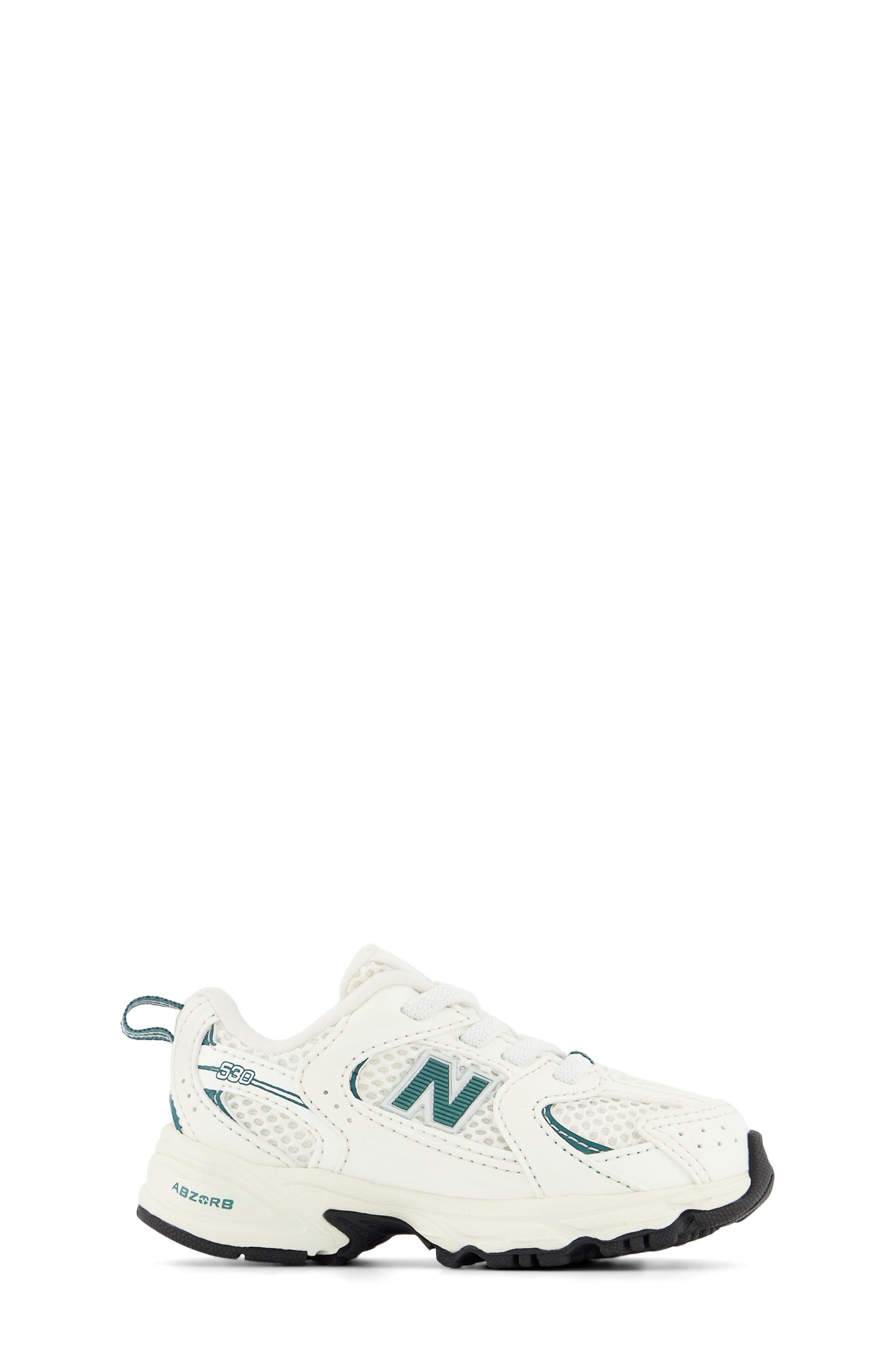 New Balance Kids' 530 Sneaker, Alternate, color, Sea Salt/ New Spruce