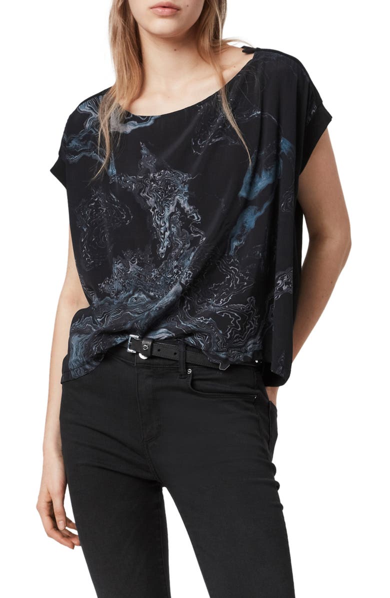 AllSaints Hatsukoi Pina Top, Main, color, 