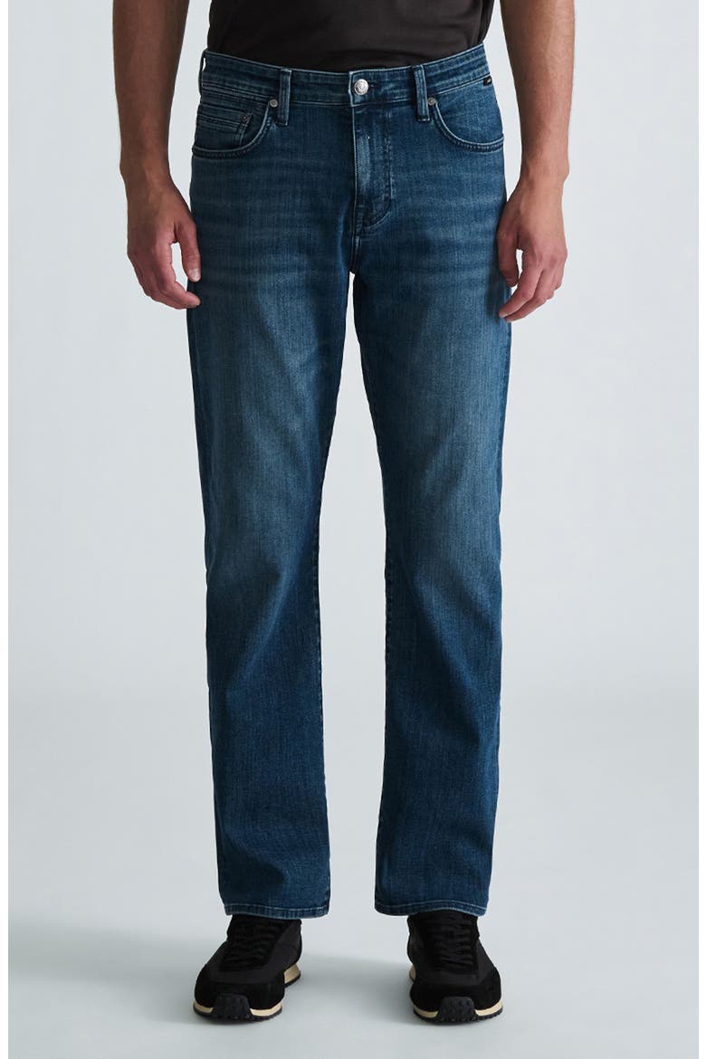 Matt Relaxed Leg Jeans, Main, color, DEEP BRUSHED WILLIAM