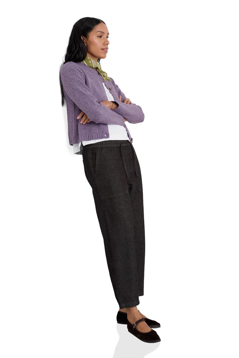 Dawson Pick Merino Wool Blend Cardigan, Alternate, color, GRAPE THISTLE