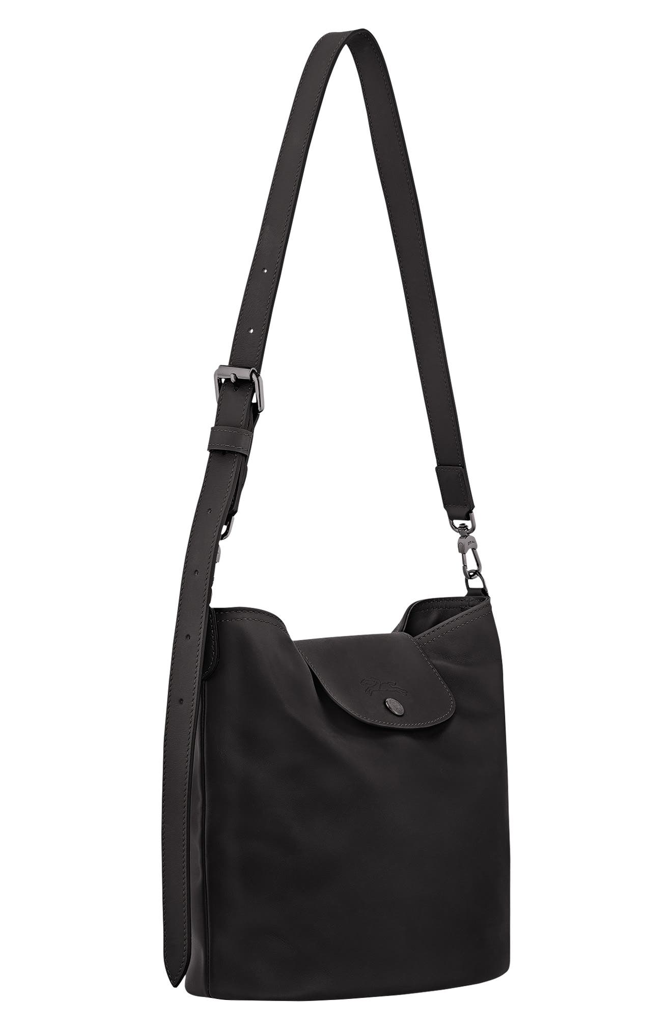 Longchamp Medium Le Pliage Xtra Shoulder Bag, Alternate, color, Black