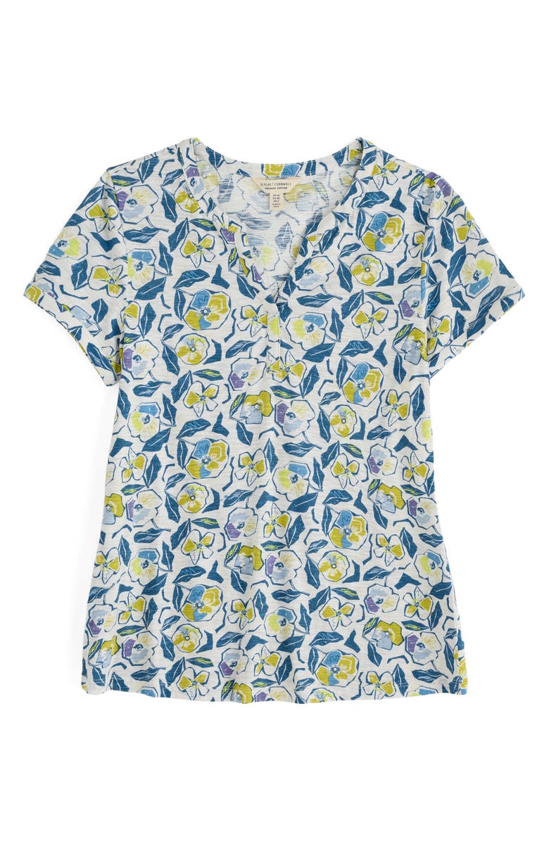 Seasalt Cornwall Waterflow Short Sleeve Organic Cotton Shirt, Alternate, color, 