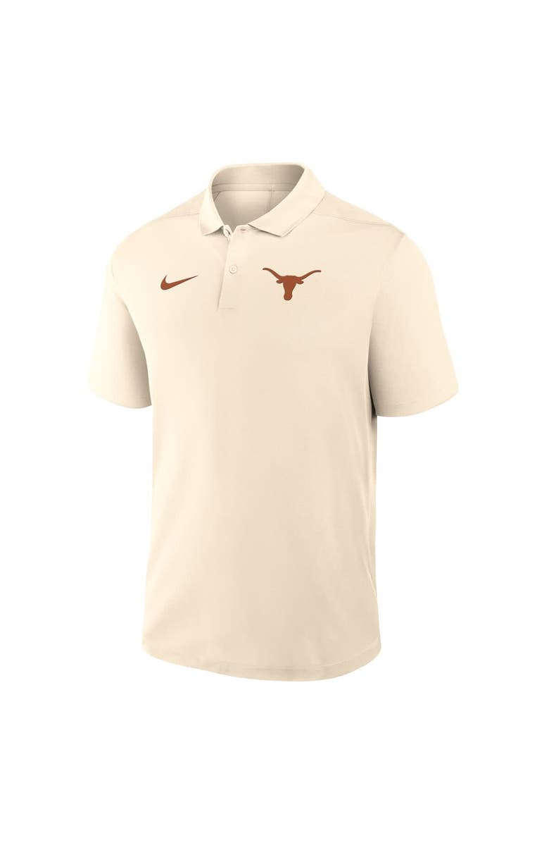 Men's Nike Tan Texas Longhorns Primary Logo Victory Performance Polo