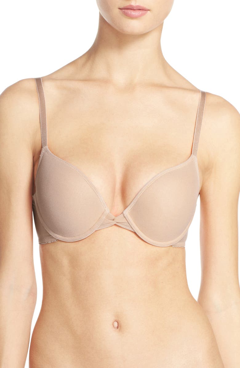 On Gossamer Bump It Up Underwire Push-Up Bra, Main, color, 
