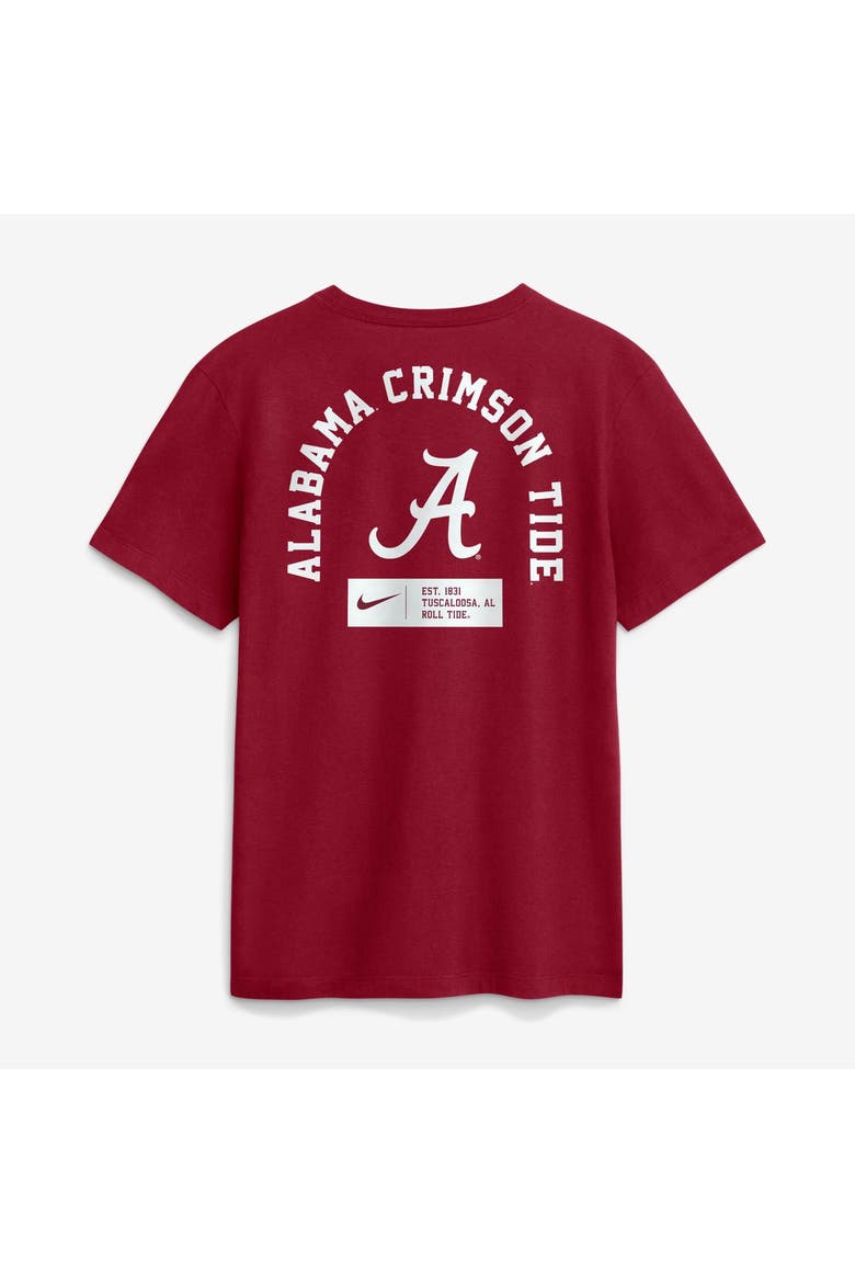 Men's Nike Crimson Alabama Crimson Tide Primetime Crew T-Shirt, Alternate, color, Crimson