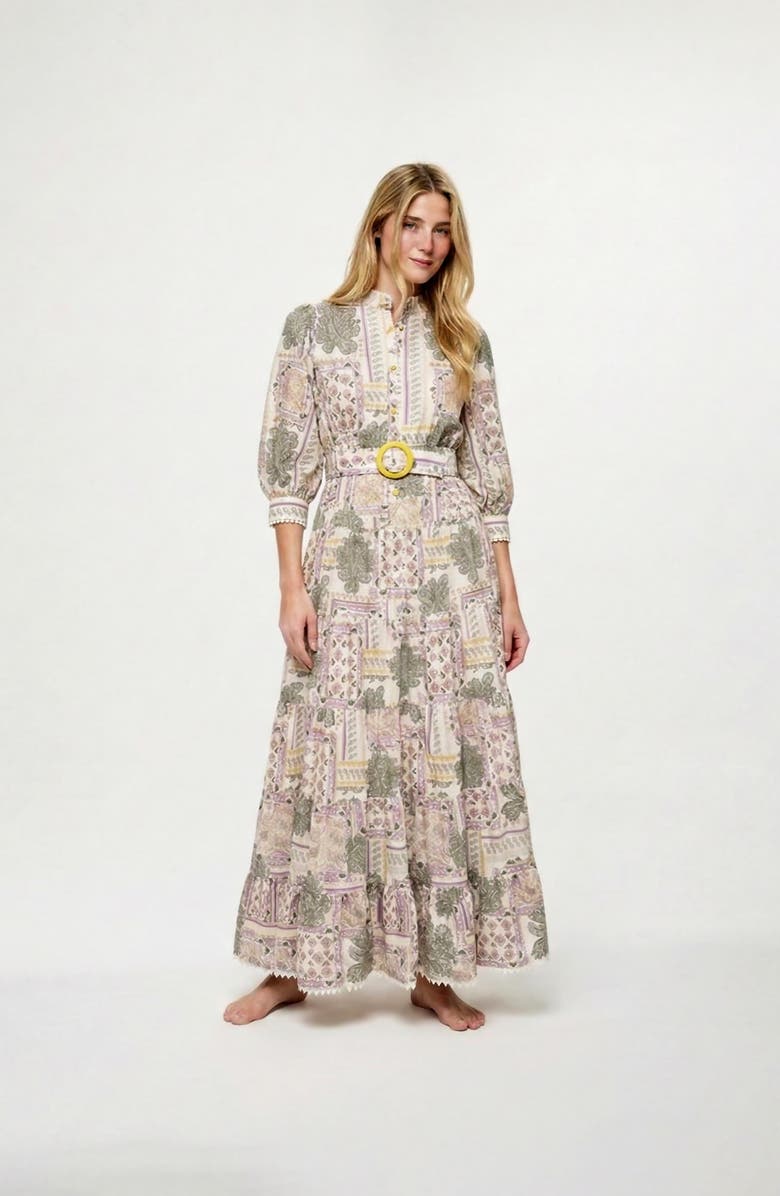 By Tess Collection Tori Dress, Alternate, color, Cream / Beige