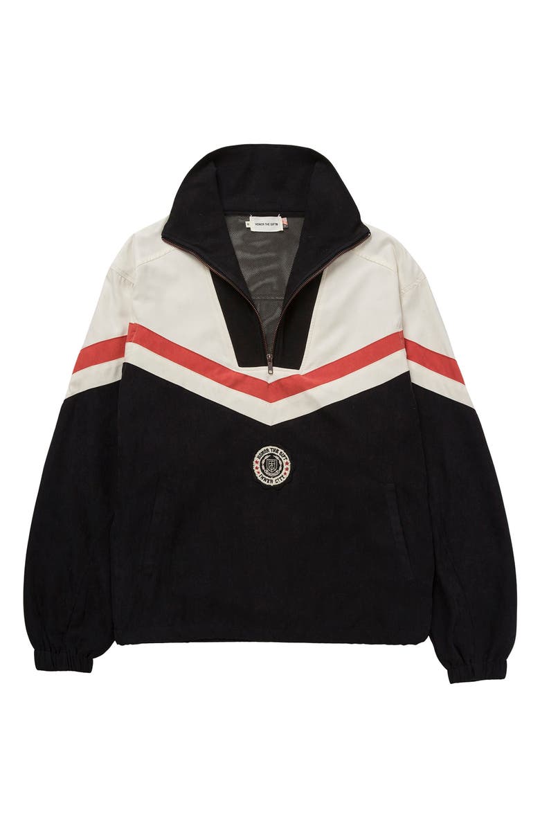 Chevron Half Zip Anorak