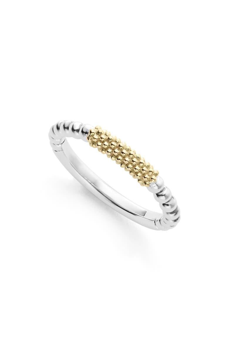 LAGOS Caviar Icon Bar Stacking Ring, Main, color, 