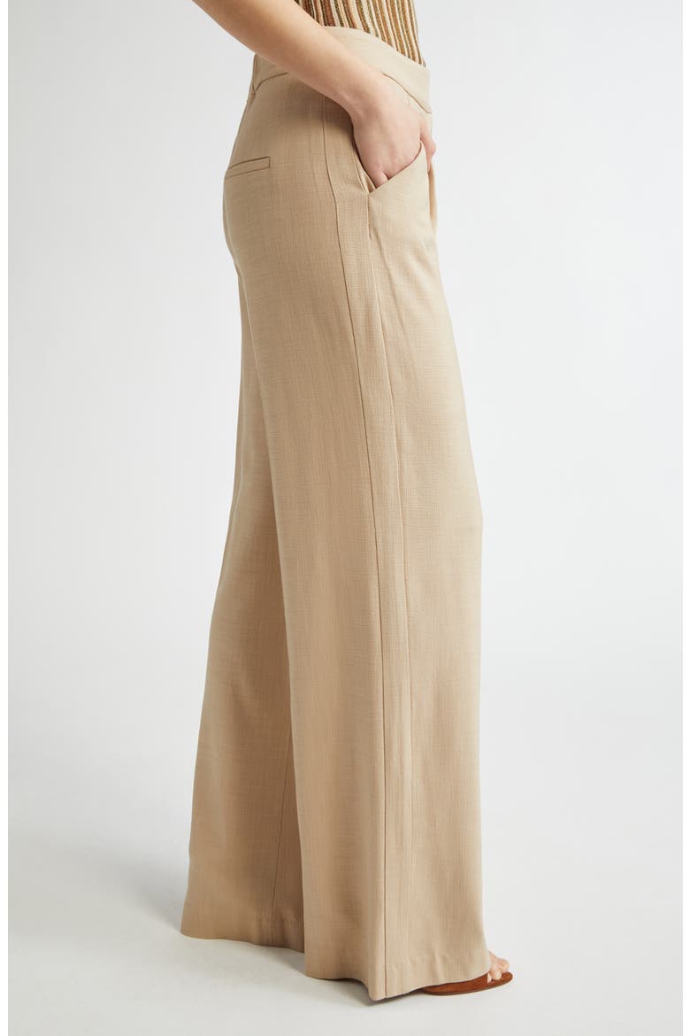 Marbeau Wide Leg Pants, Alternate, color, STONE KHAKI