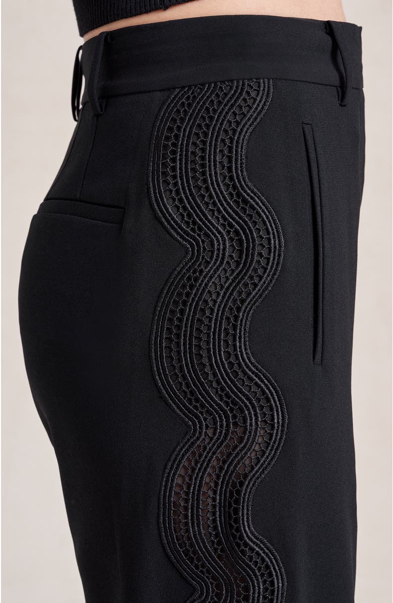 La Ligne Tommy Trouser, Alternate, color, Black