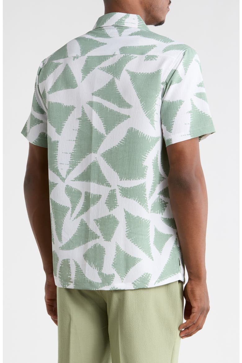 Abstract Print Camp Shirt, Alternate, color, WHITE