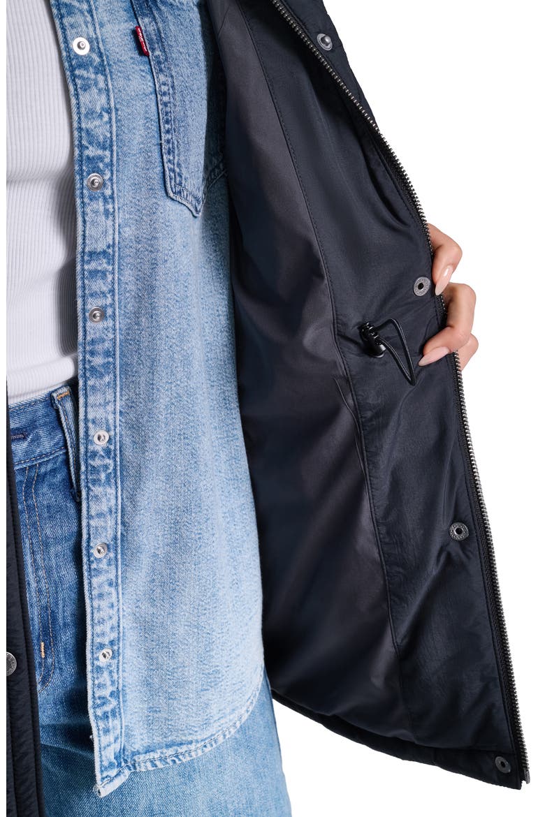 Diamond Quilted Jacket, Alternate, color, BLACK