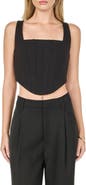 Endless Rose Structured Crop Corset Top