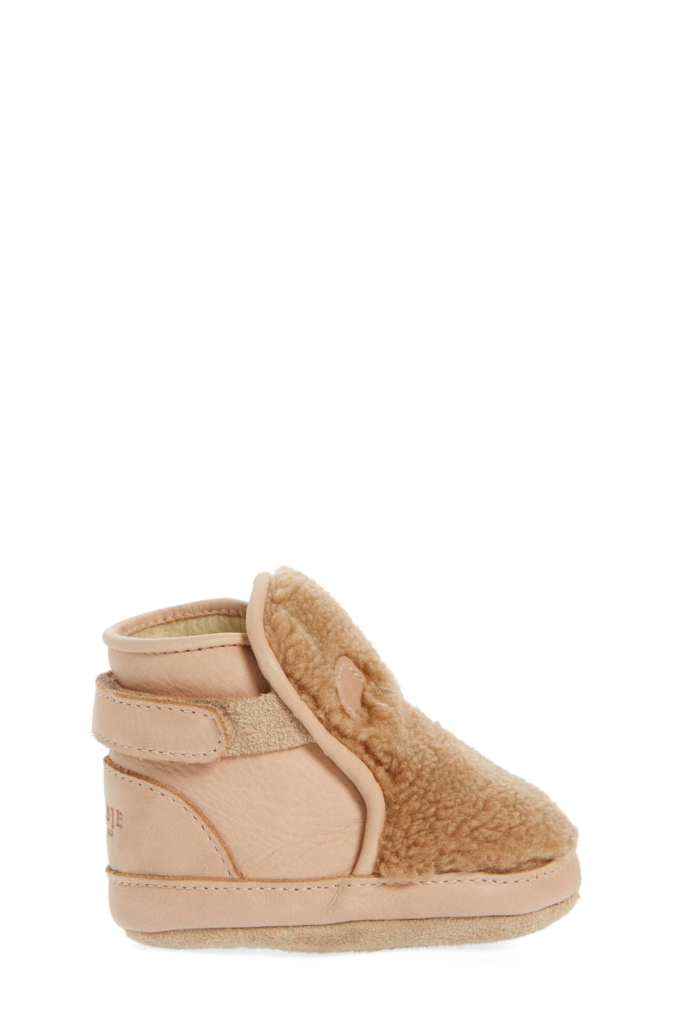 DONSJE Kids' Richy Teddy Bear Faux Fur Slip-On Shoe, Alternate, color, 