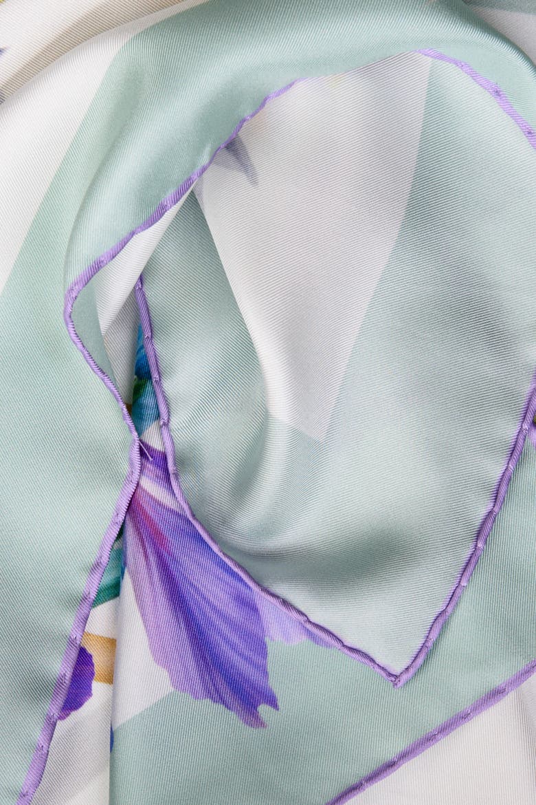 Susanna - Hand Rolled Silk Foulard for Women, Alternate, color, Mint