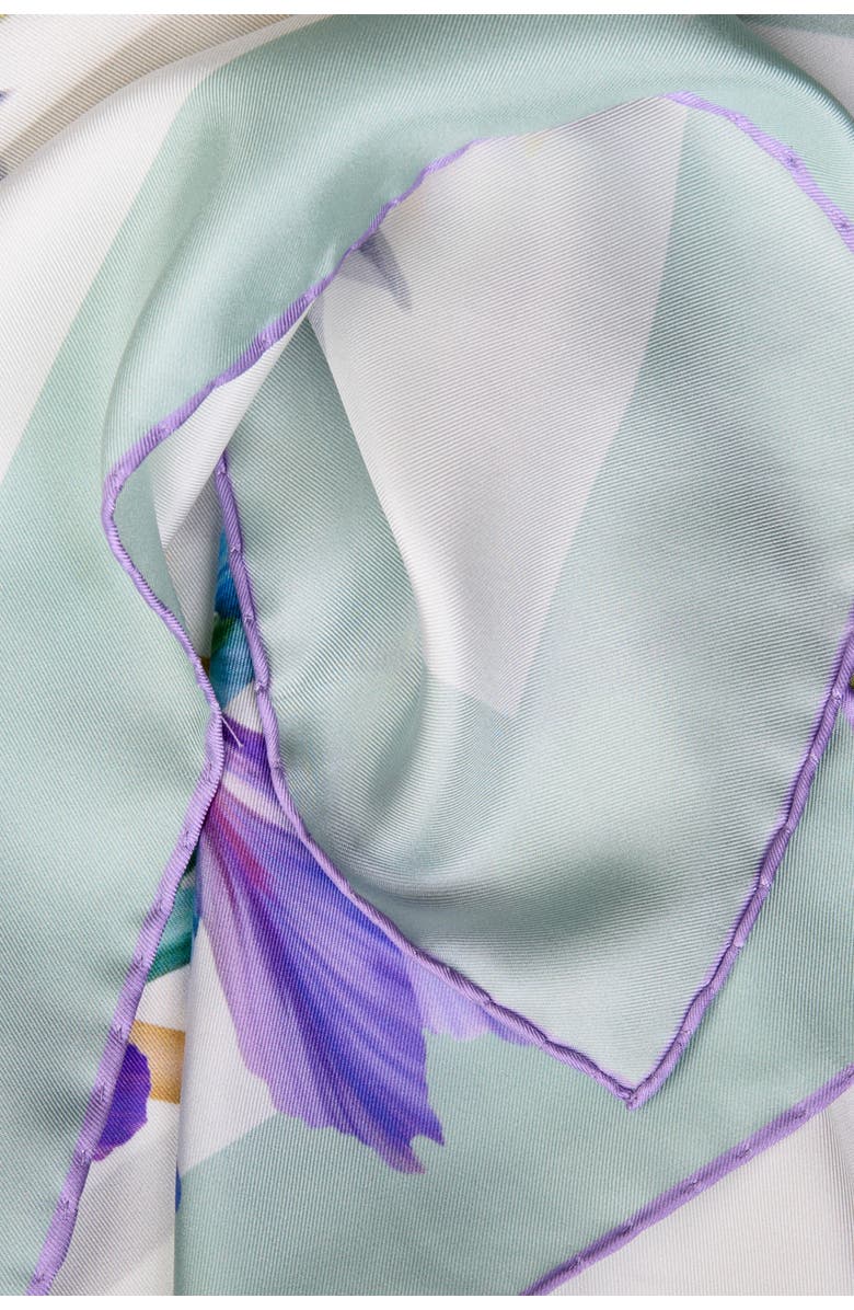 Elizabetta Susanna - Hand Rolled Silk Foulard for Women, Alternate, color, Mint