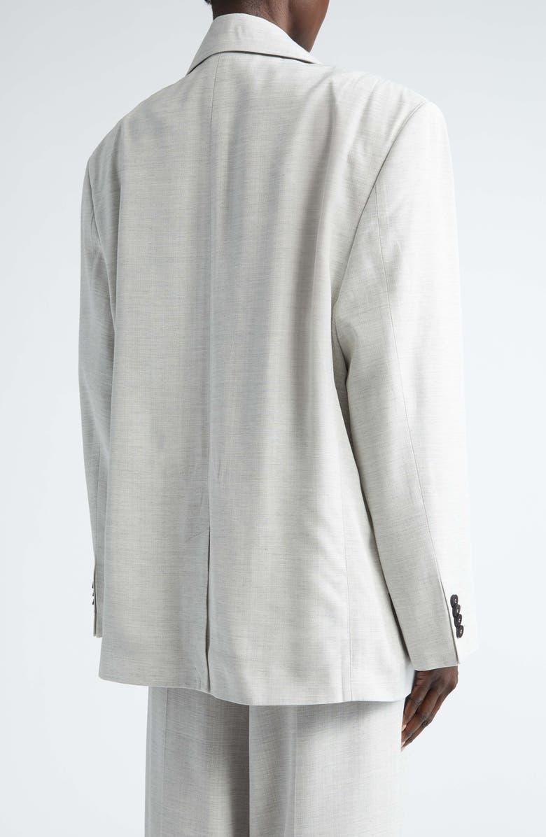 Jacquemus La Veste Titolo Oversize Blazer, Alternate, color, Light Grey