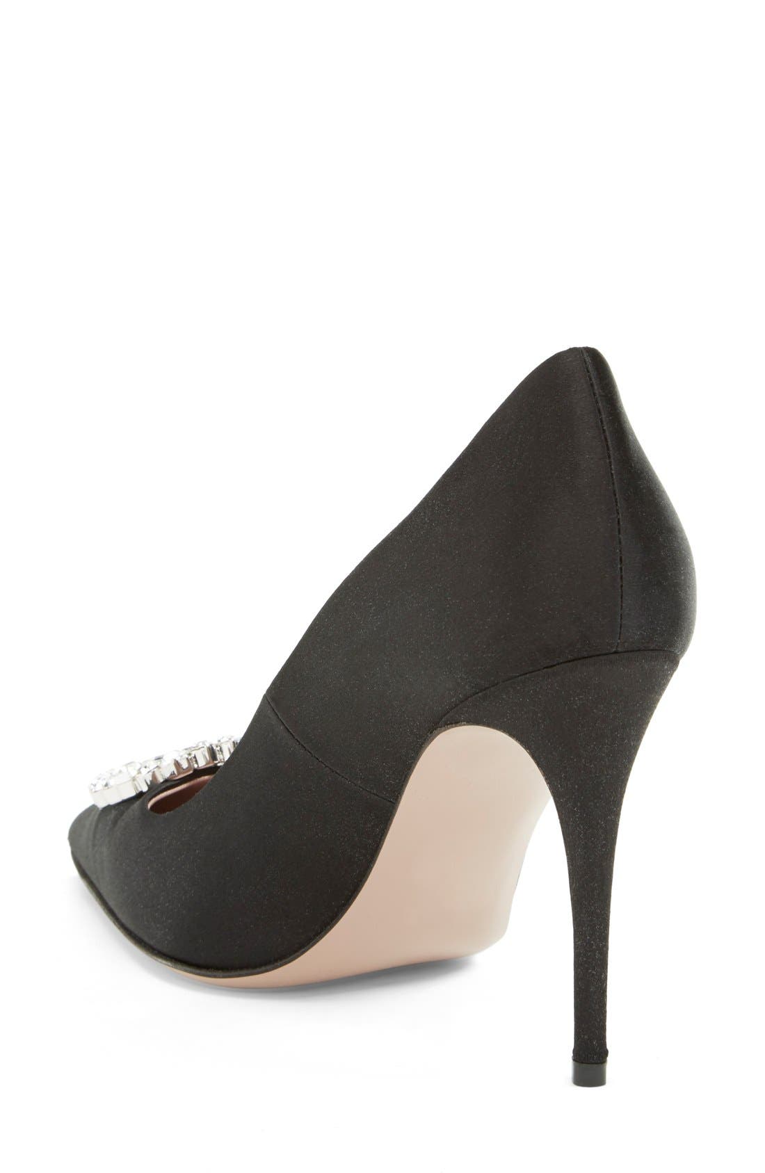 Gucci 'GG' Pointy Toe Pump, Alternate, color, 