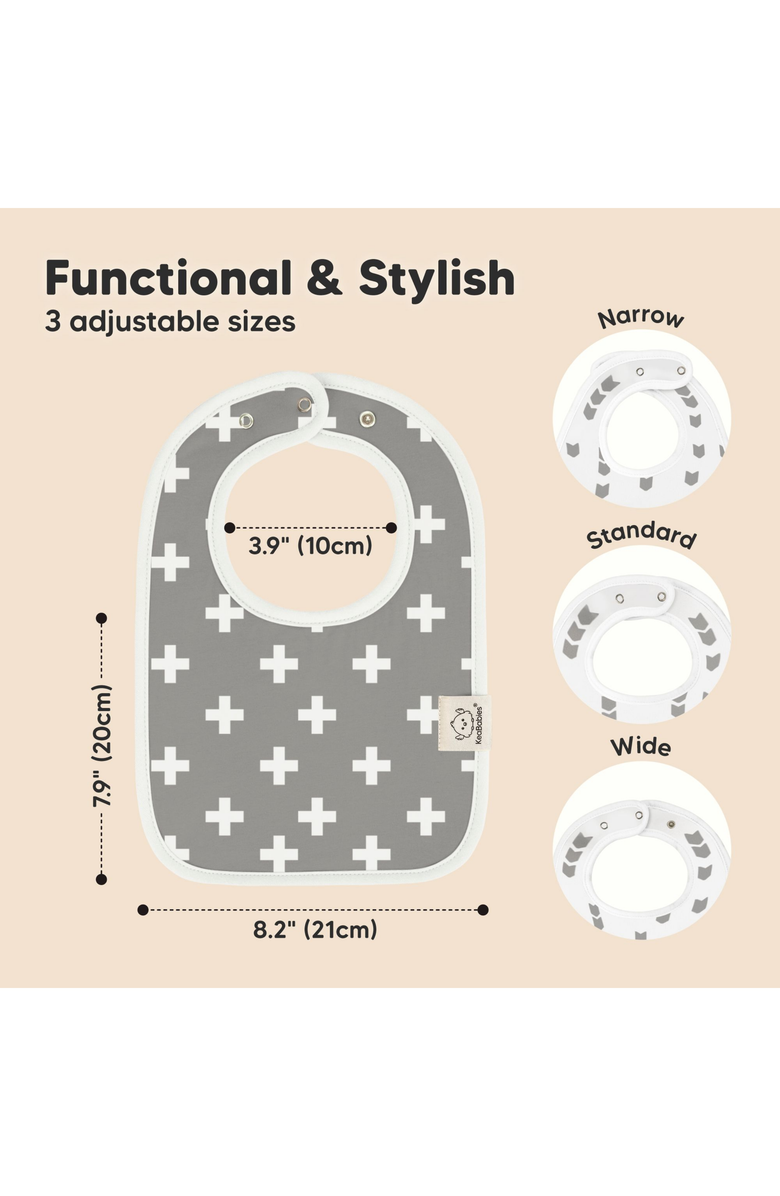 KeaBabies 8-Pack Coast Drool Bibs, Alternate, color, Crossroads