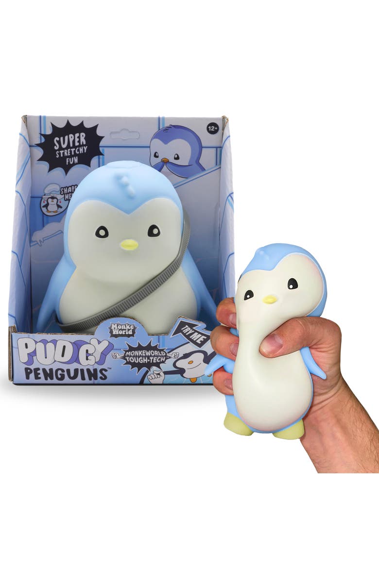 Monkeworld Fidget Toy Blue Plush, Alternate, color, Blue